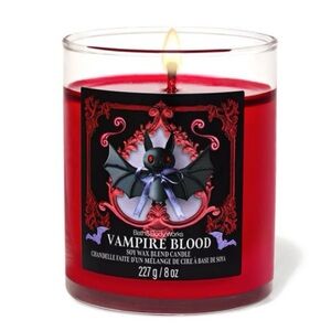 Bath & Body Works Vampire Blood Red Candle